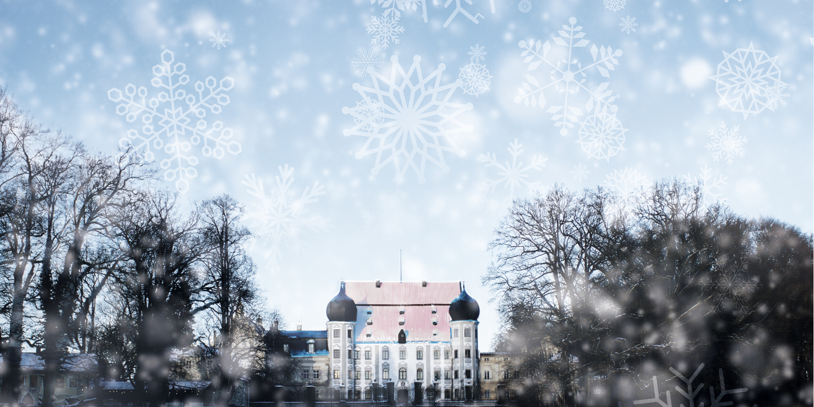 Maxlrainer Schloss im Schnee